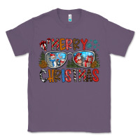Lavender merry christmas Classic Tee - CowhideDigitalArt