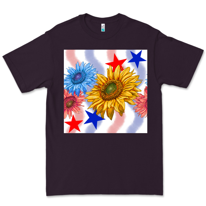 Patriotic Sunflowers Premium Tee by BundleAndBundleShop | Teevron