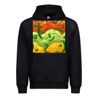 Black mexican sauce and jalapeno seamless pattern Urban Hoodie - BundleAndBundleShop