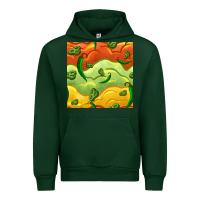 Forest Green mexican sauce and jalapeno seamless pattern Urban Hoodie - BundleAndBundleShop