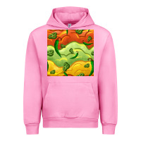Fuchsia Pink mexican sauce and jalapeno seamless pattern Urban Hoodie - BundleAndBundleShop