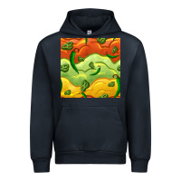 Navy mexican sauce and jalapeno seamless pattern Urban Hoodie - BundleAndBundleShop
