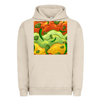 Pigment French Oak mexican sauce and jalapeno seamless pattern Urban Hoodie - BundleAndBundleShop