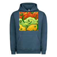 Pigment Midnight Navy mexican sauce and jalapeno seamless pattern Urban Hoodie - BundleAndBundleShop
