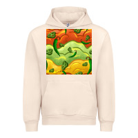 Sandshell mexican sauce and jalapeno seamless pattern Urban Hoodie - BundleAndBundleShop