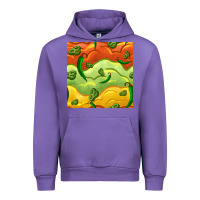 Tulip mexican sauce and jalapeno seamless pattern Urban Hoodie - BundleAndBundleShop