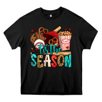 Black 'tis the season baseball game Heavy Core Tee - Jasminsmagicworld
