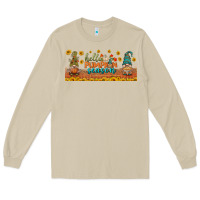 Mushroom hello pumpkin season libbey glass Long Sleeve Tee - BundleAndBundleShop