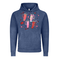 Vintage Denim cup disorder valentine's day Vintage Hoodie - MaliasSmallBusiness