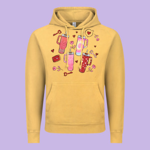 Cup Disorder Valentine's Day Vintage Hoodie Designed By Maliassmallbusiness