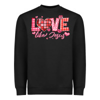 Black love like jesus la Heavyweight Sweatshirt - LillyAllenDesigns