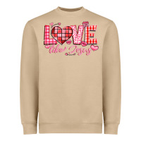 Mushroom love like jesus la Heavyweight Sweatshirt - LillyAllenDesigns