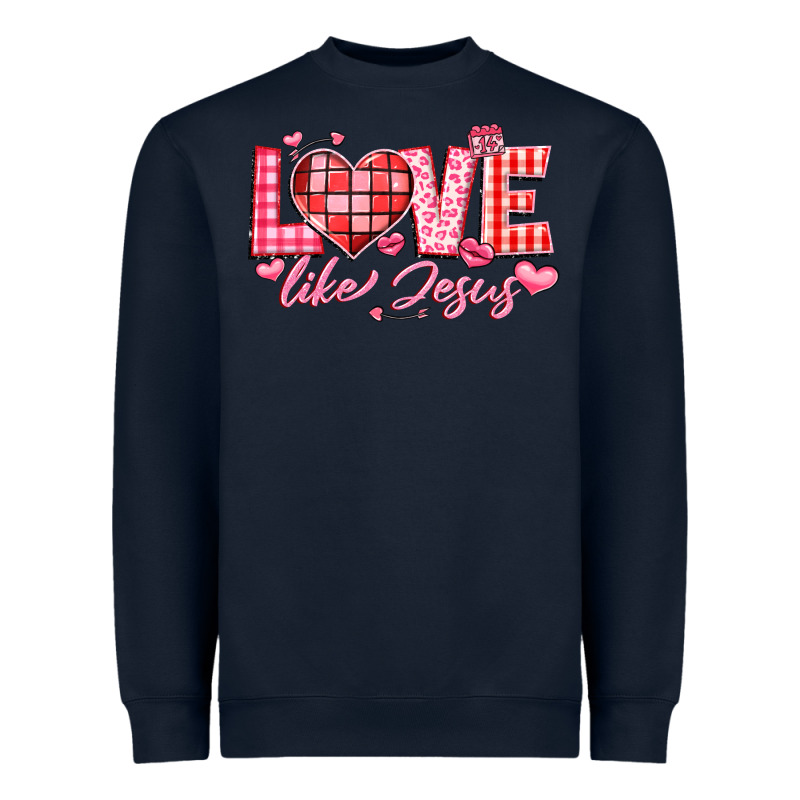 Love Like Jesus La Heavyweight Sweatshirt by LillyAllenDesigns | Teevron