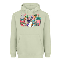 Matcha Easter Day coffee drink Heavyweight Hoodie - HowdyJamesFarm