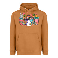 Meerkat Easter Day coffee drink Heavyweight Hoodie - HowdyJamesFarm