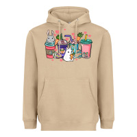 Mushroom Easter Day coffee drink Heavyweight Hoodie - HowdyJamesFarm