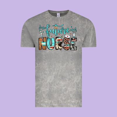 Future Nurse Vintage Tee Designed By Jahusdesignshop