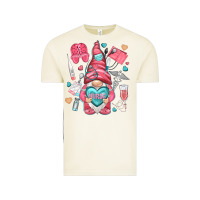 Vintage Arctic nurse with heart Vintage Tee - NancyCooperArtShop