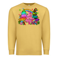 Antique Gold pride christmas trees Premium Sweatshirt - HowdyJamesFarm