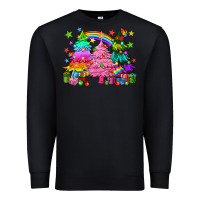 Black pride christmas trees Premium Sweatshirt - HowdyJamesFarm