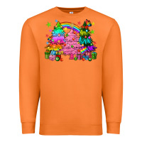 Carrot pride christmas trees Premium Sweatshirt - HowdyJamesFarm