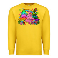 Lemon pride christmas trees Premium Sweatshirt - HowdyJamesFarm