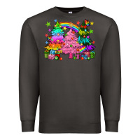 Smoke pride christmas trees Premium Sweatshirt - HowdyJamesFarm