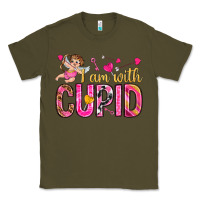 Army Green i am with cupid Classic Tee - NancyCooperArtShop