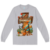Moon Dust thankful fall cross Long Sleeve Tee - BundleAndBundleShop