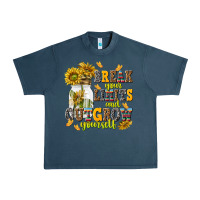 Midnight Navy break your limits and outgrow yourself Urban Heavy Tee - NancyCooperArtShop