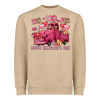 Mushroom xo xo xo happy valentine's day truck Heavyweight Sweatshirt - LillyAllenDesigns