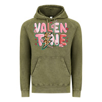 Vintage Olive valentine Vintage Hoodie - MaliasSmallBusiness
