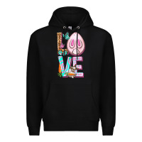 Black Love Rabbit Easter Day Premium Hoodie - HowdyJamesFarm