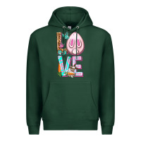 Sports Green Love Rabbit Easter Day Premium Hoodie - HowdyJamesFarm