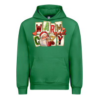 Emerald warm and cozy santa Urban Hoodie - FaDigitalArtStudio