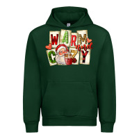 Forest Green warm and cozy santa Urban Hoodie - FaDigitalArtStudio