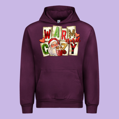 Warm And Cozy Santa Urban Hoodie Designed By Fadigitalartstudio