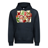 Navy warm and cozy santa Urban Hoodie - FaDigitalArtStudio
