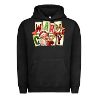 Pigment Black warm and cozy santa Urban Hoodie - FaDigitalArtStudio