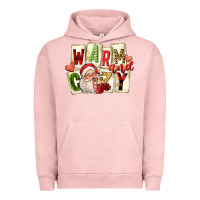 Pigment Salmon warm and cozy santa Urban Hoodie - FaDigitalArtStudio