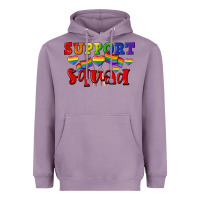 Lavender Support squad pride Heavyweight Hoodie - CowGirlArtShop