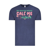 Vintage Denim my favorite people call me nana Vintage Tee - MaliasSmallBusiness