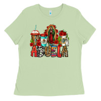 Matcha lady of guadalupe abuela coffee cups Ladies Tee - Jasminsmagicworld