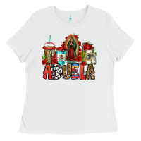 White lady of guadalupe abuela coffee cups Ladies Tee - Jasminsmagicworld