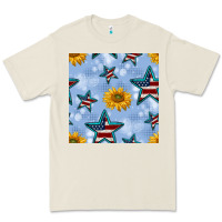 Bone patriotic stars and sunflower Premium Tee - BundleAndBundleShop