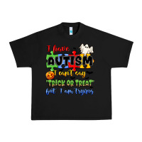Black i have autism i can't say trick or treat Urban Heavy Tee - JahusDesignShop
