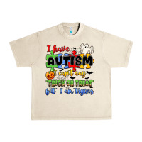 Sandshell i have autism i can't say trick or treat Urban Heavy Tee - JahusDesignShop