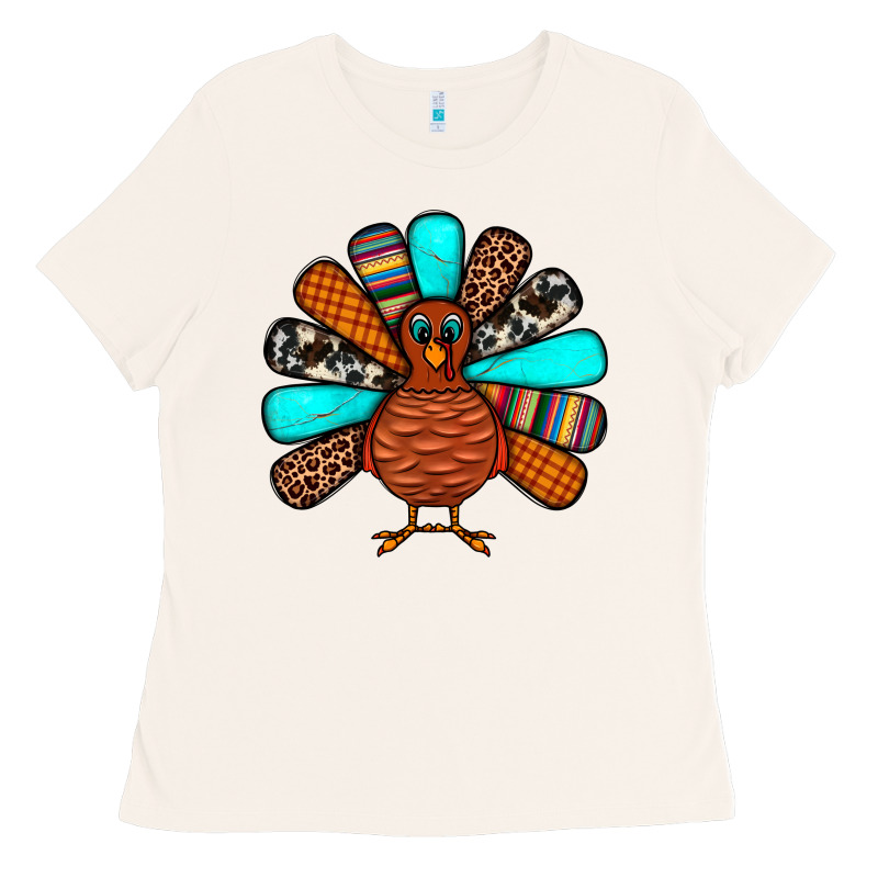Thanksgiving Turkey Ladies Tee by JahusDesignShop | Teevron