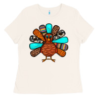 Bone Thanksgiving Turkey Ladies Tee - JahusDesignShop
