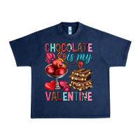 Navy chocolate is my valentine Urban Heavy Tee - NancyCooperArtShop